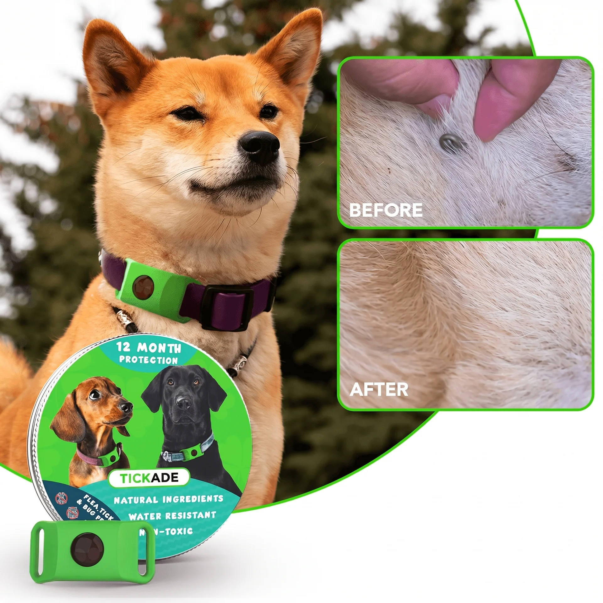 Tickade Tick & Flea Collar